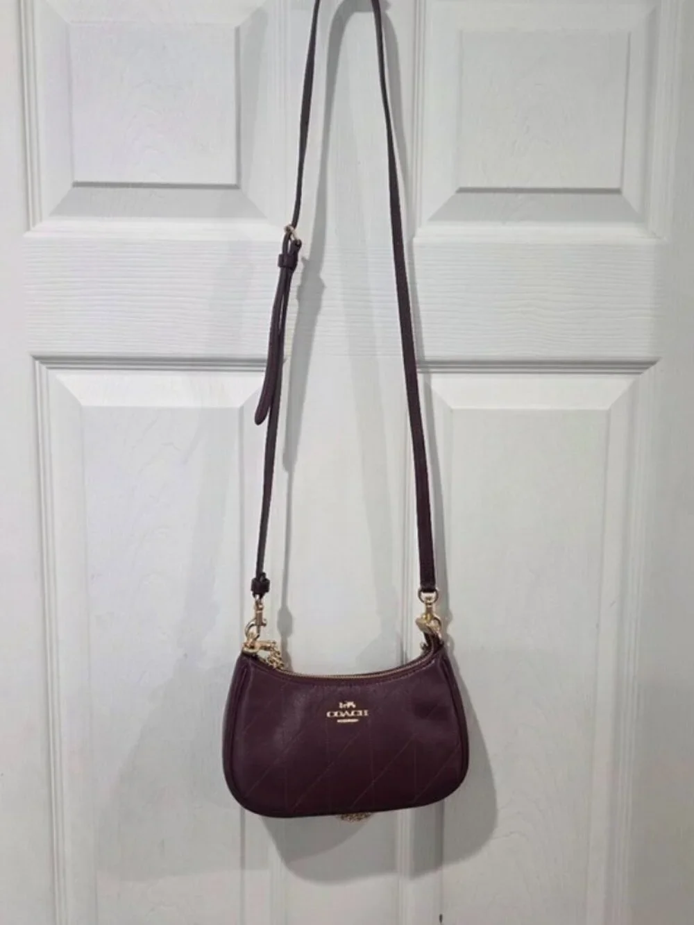 Coach Teri Quilted Shoulder Crossbody Bag